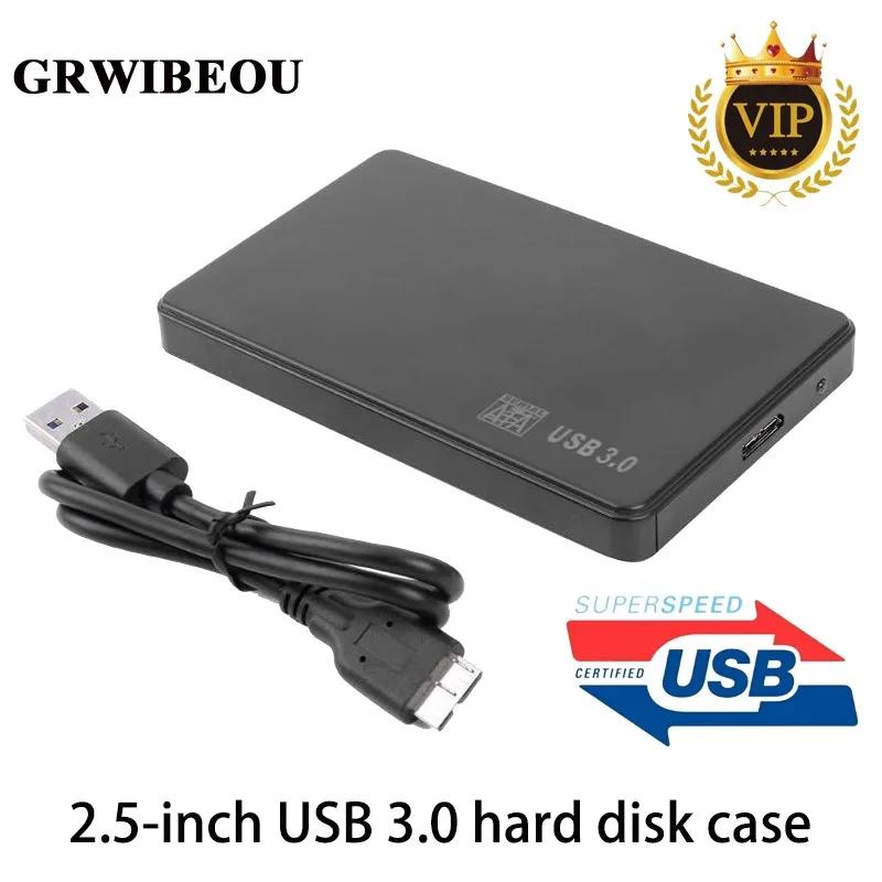 GRWIBEOU Ʈ ũž PC  ϵ ̺ Ŭ, USB 3.0-SATA ϵ ũ ڽ, 5Gbps SD ũ ̽, HDD SSD, 2.5 ġ